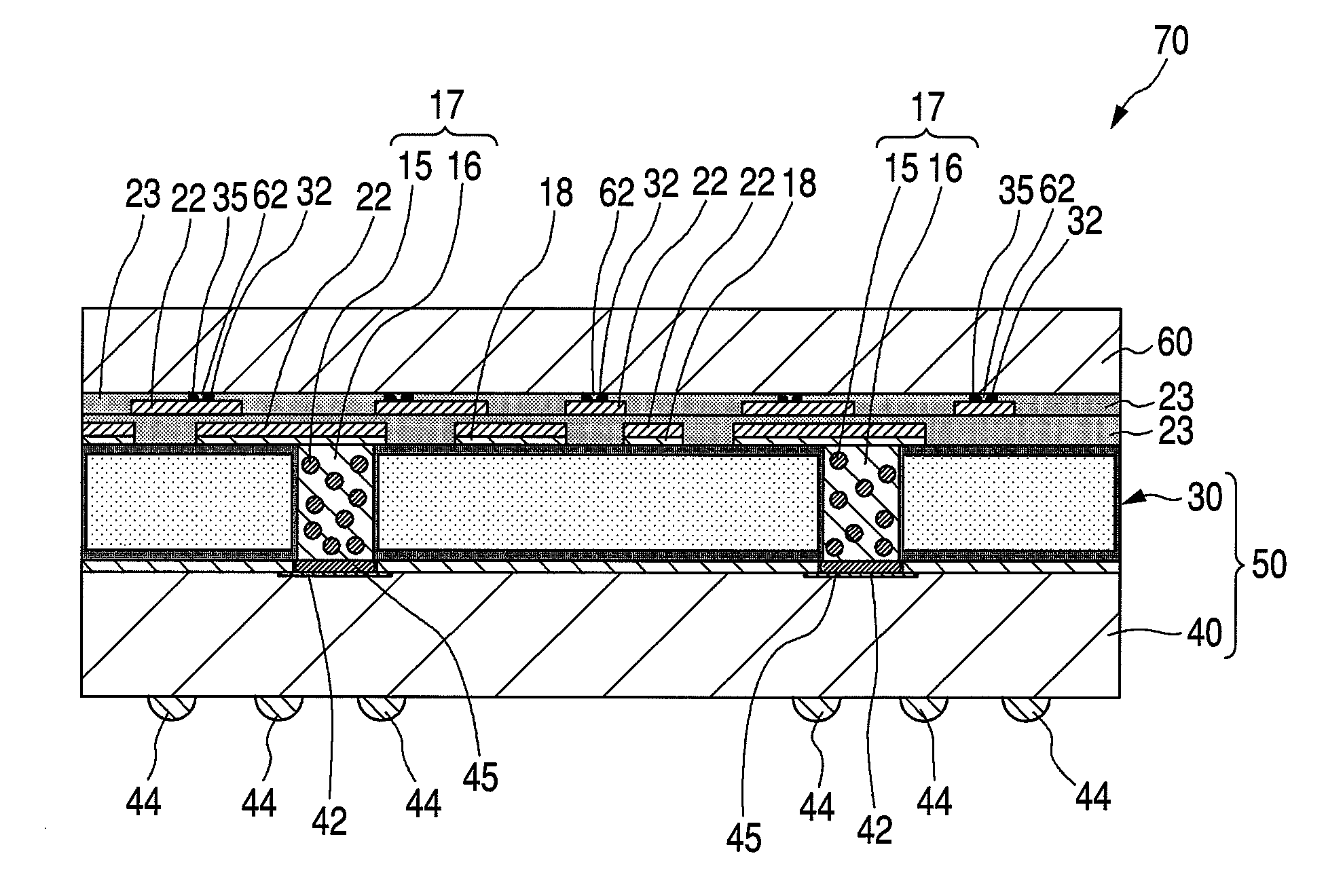 Silicon interposer producing method, silicon interposer and semiconductor device package and semiconductor device incorporating silicon interposer