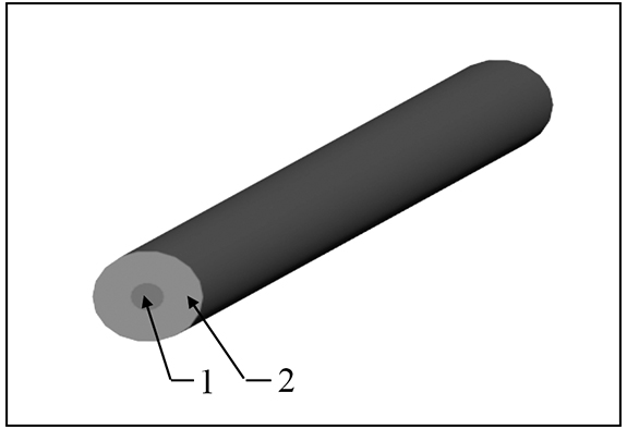 Method for preparing exoskeleton structure fiber monolith zirconium carbide ceramic through wet spinning and co-extrusion