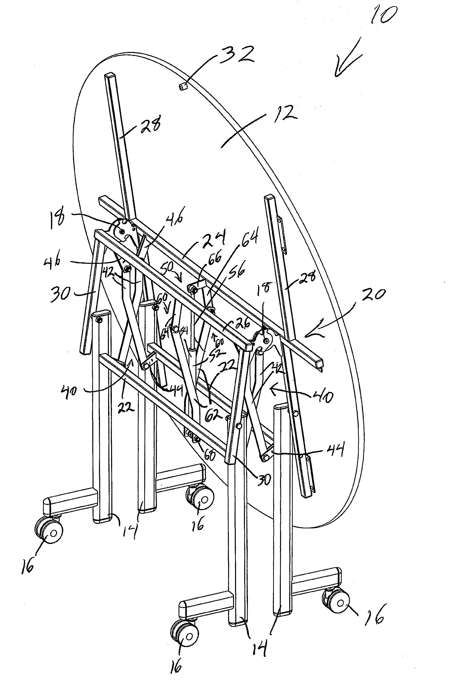 Folding table