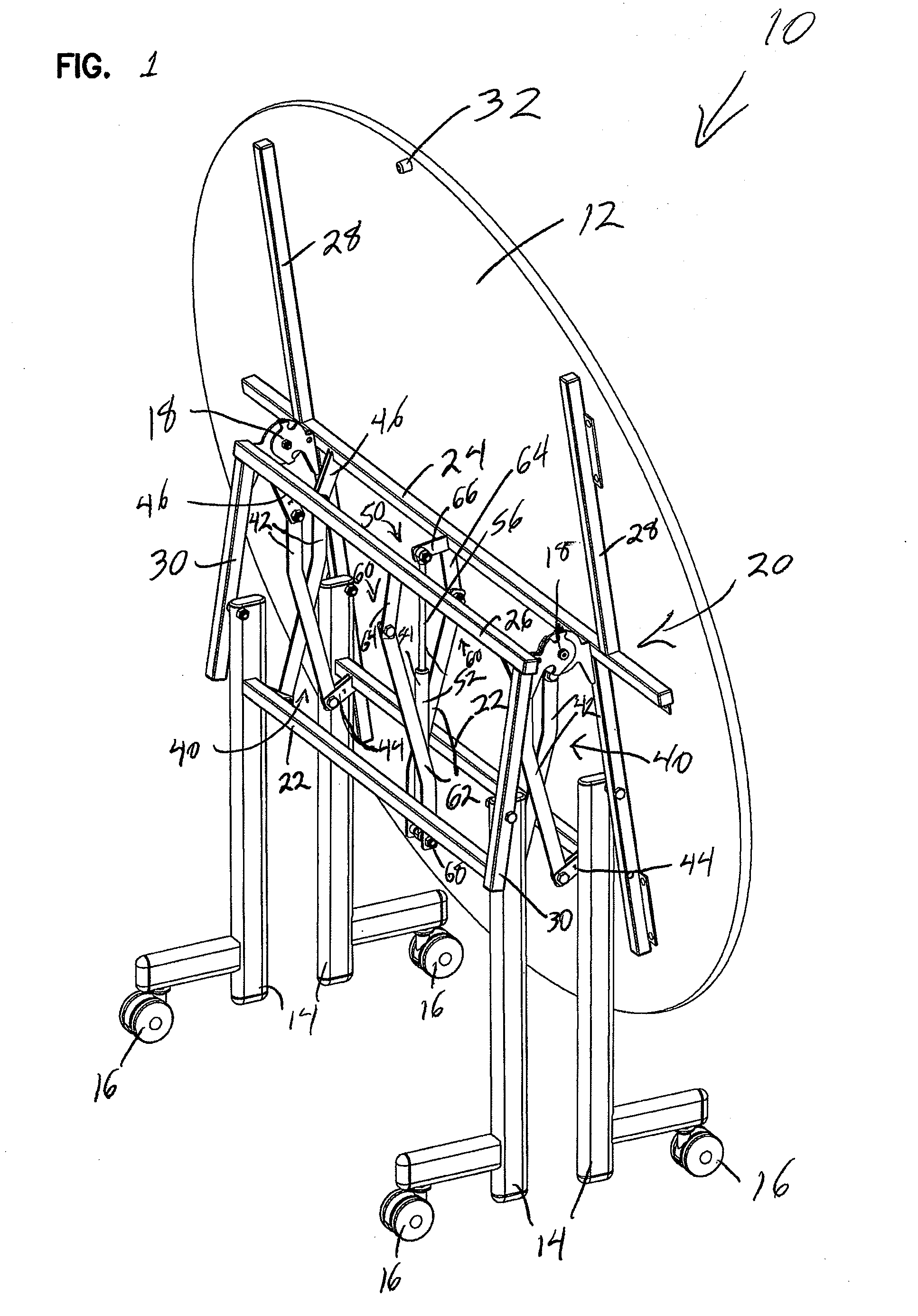 Folding table