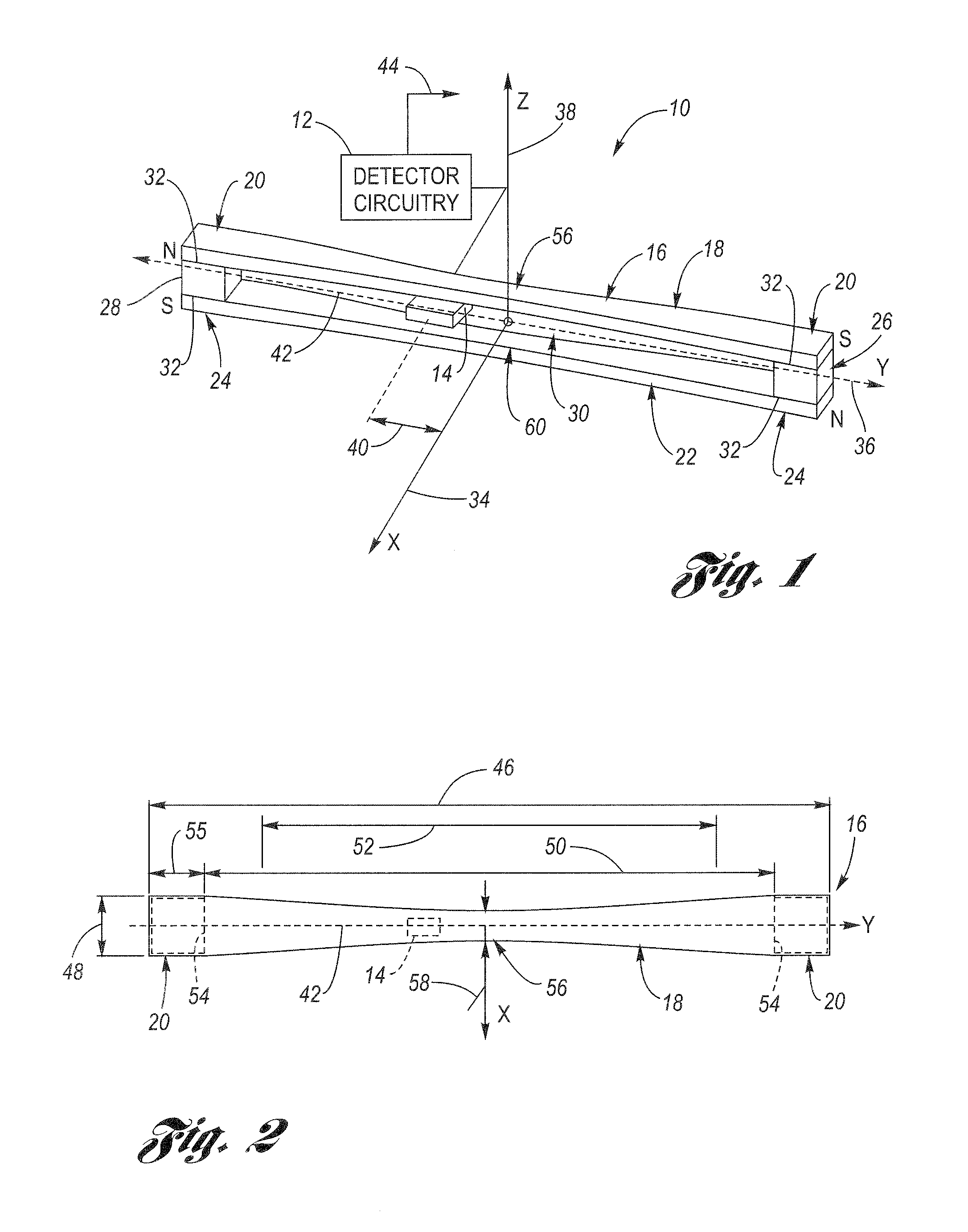 Non-contacting rotary and linear travel sensor