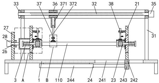 Hardware wrench forming finish machining device