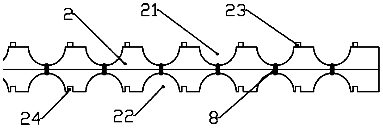 Electric core testing device of electric vehicle