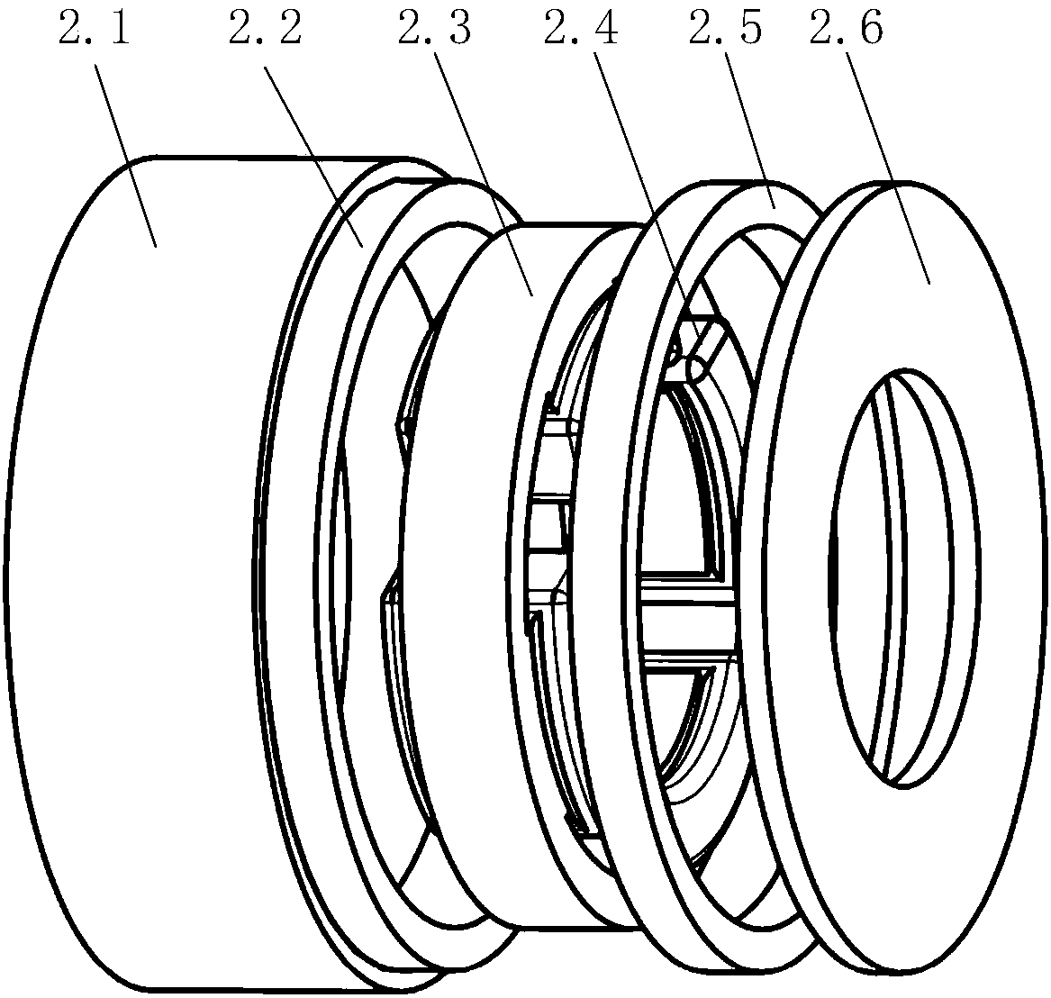 High-speed rotor system of low-power-consumption magnetic suspension control moment gyroscope