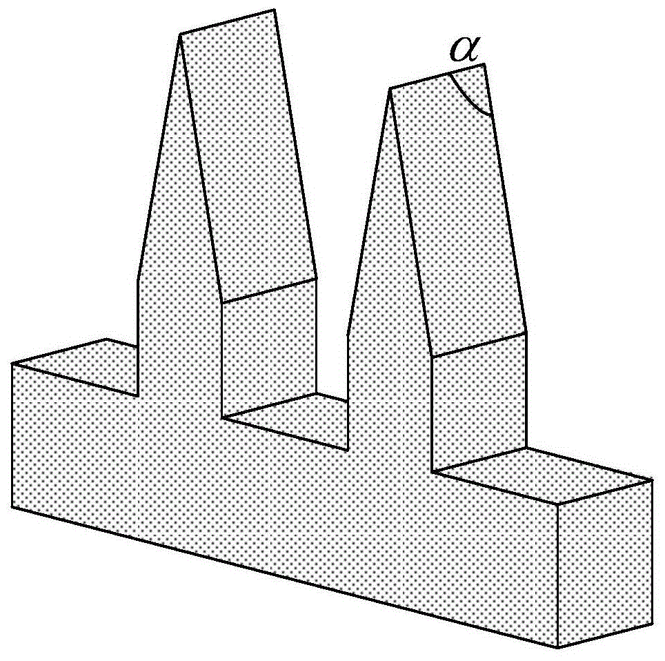 Fabrication method of microneedles based on inclined casting mold