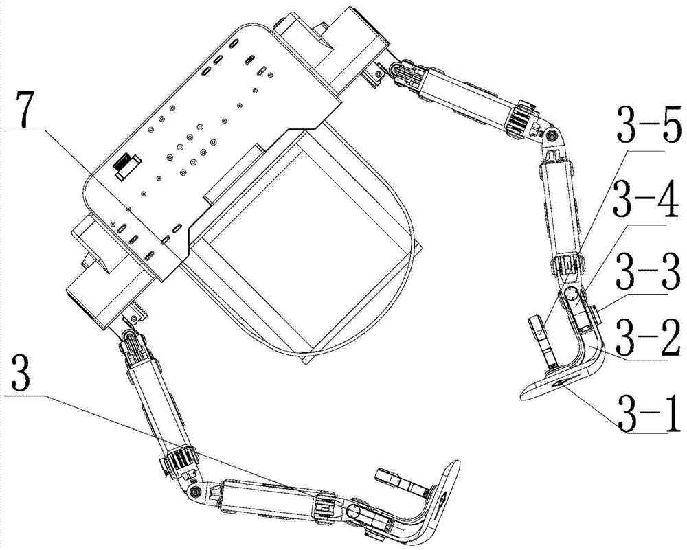 Variable load upper limb power-assisted exoskeleton based on double quadrilateral gravity balance principle