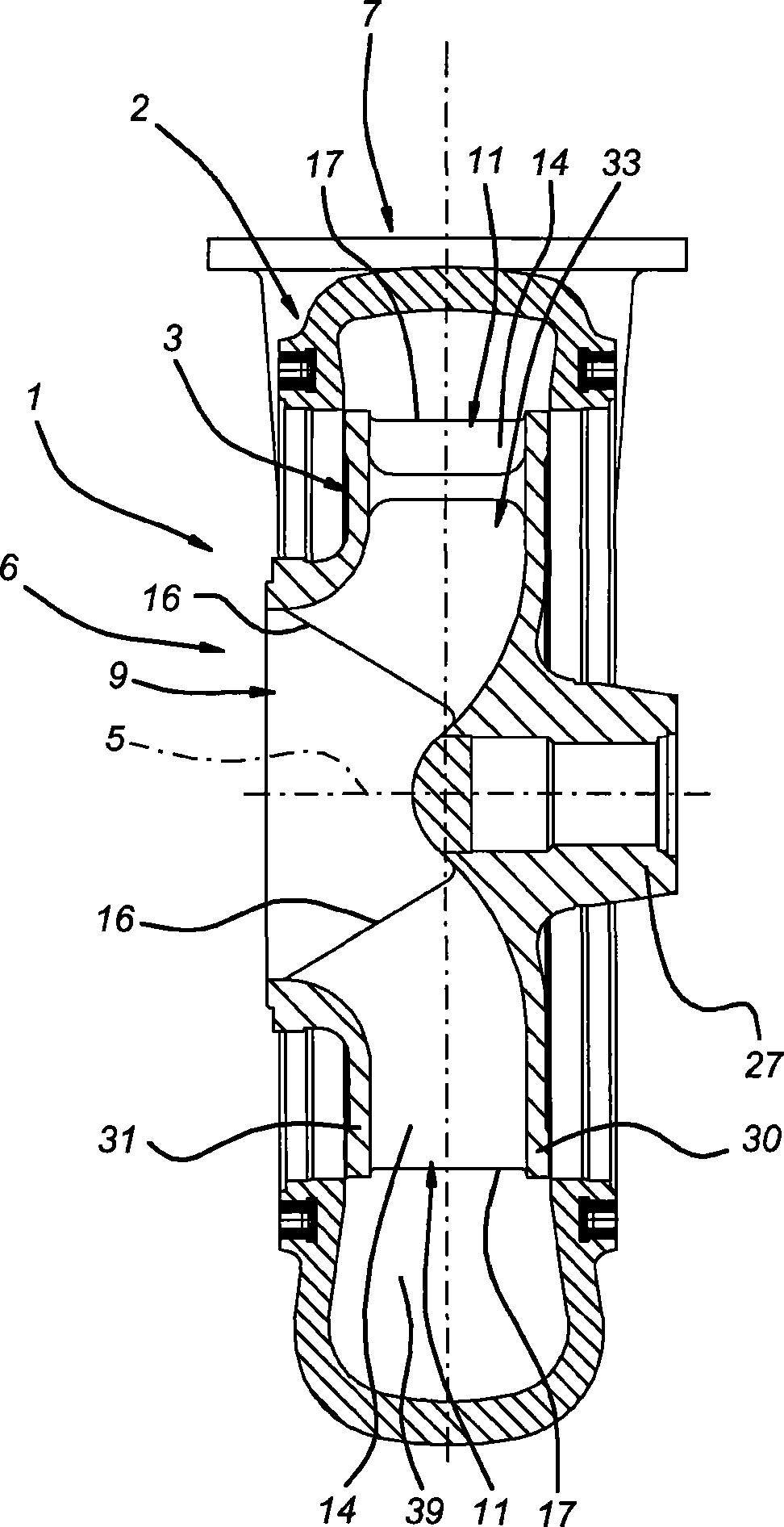 Centrifugal pump impeller