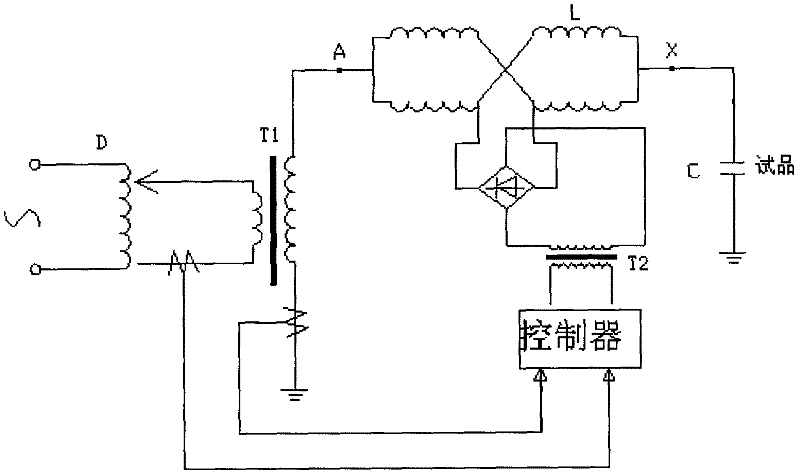 Industrial frequency resonance transformer