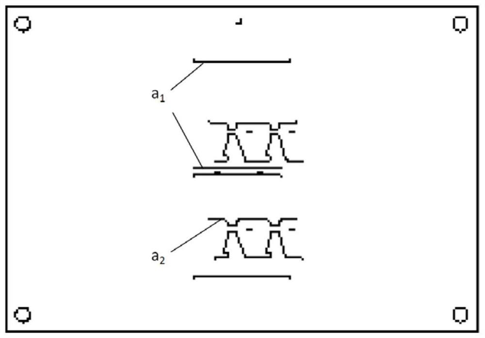 Foam die cutting piece manufacturing method capable of preventing handle film from adhering to material belt