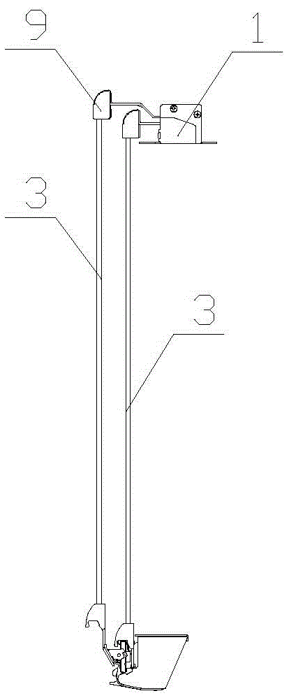Sliding door structure capable of sliding to random door position