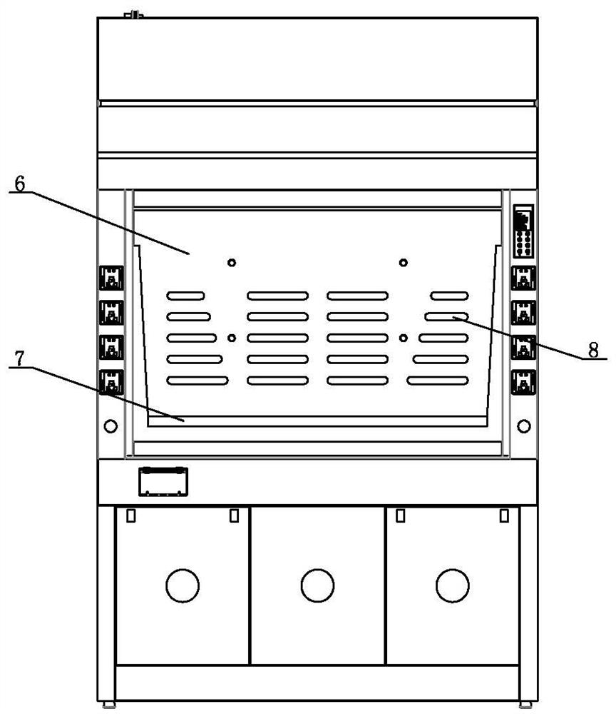 Low-carbon emission reduction type low-air-volume intelligent laboratory ventilation equipment