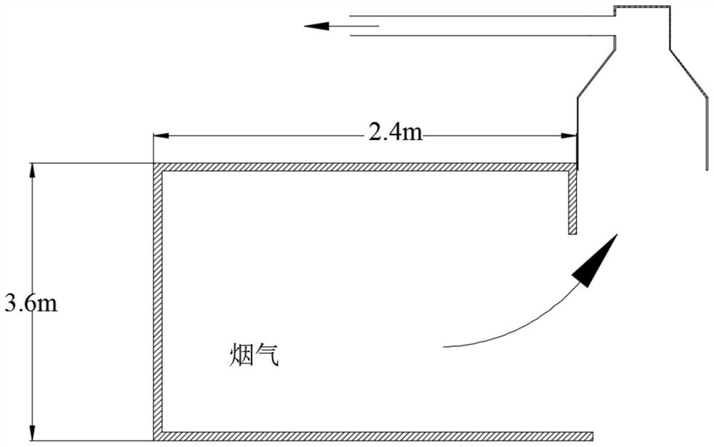 A quantitative detection device for fire smoke components