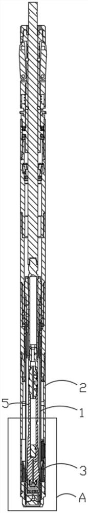 Magnetic triggering multidirectional pressure maintaining coring device with simple structure and rock sample extraction method