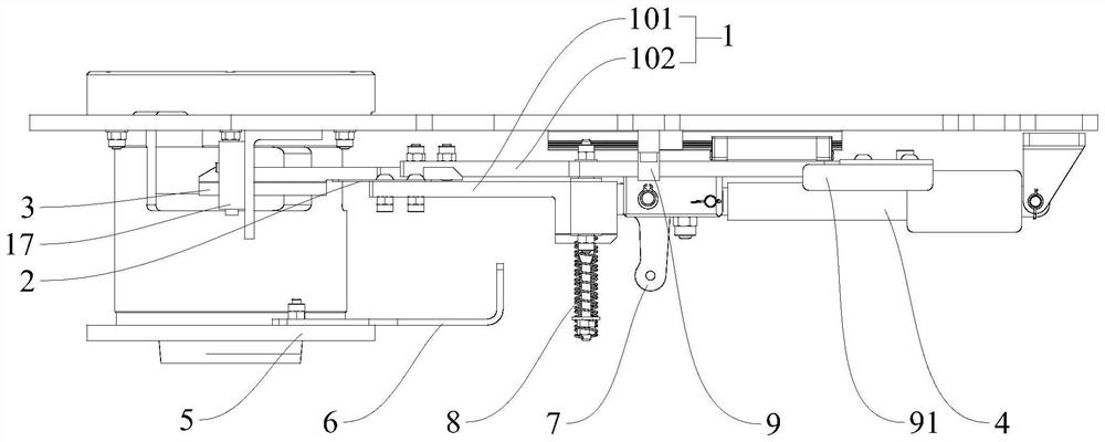 A cup drop assembly for automatically providing paper cups and its device