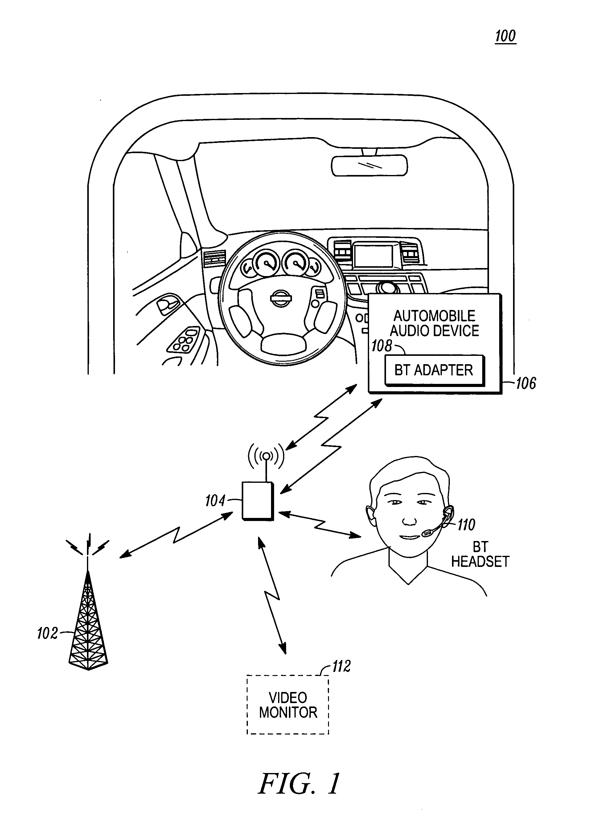Method for information signal distribution between communication devices based on operating characteristics of a depletable power supply used by one of the devices