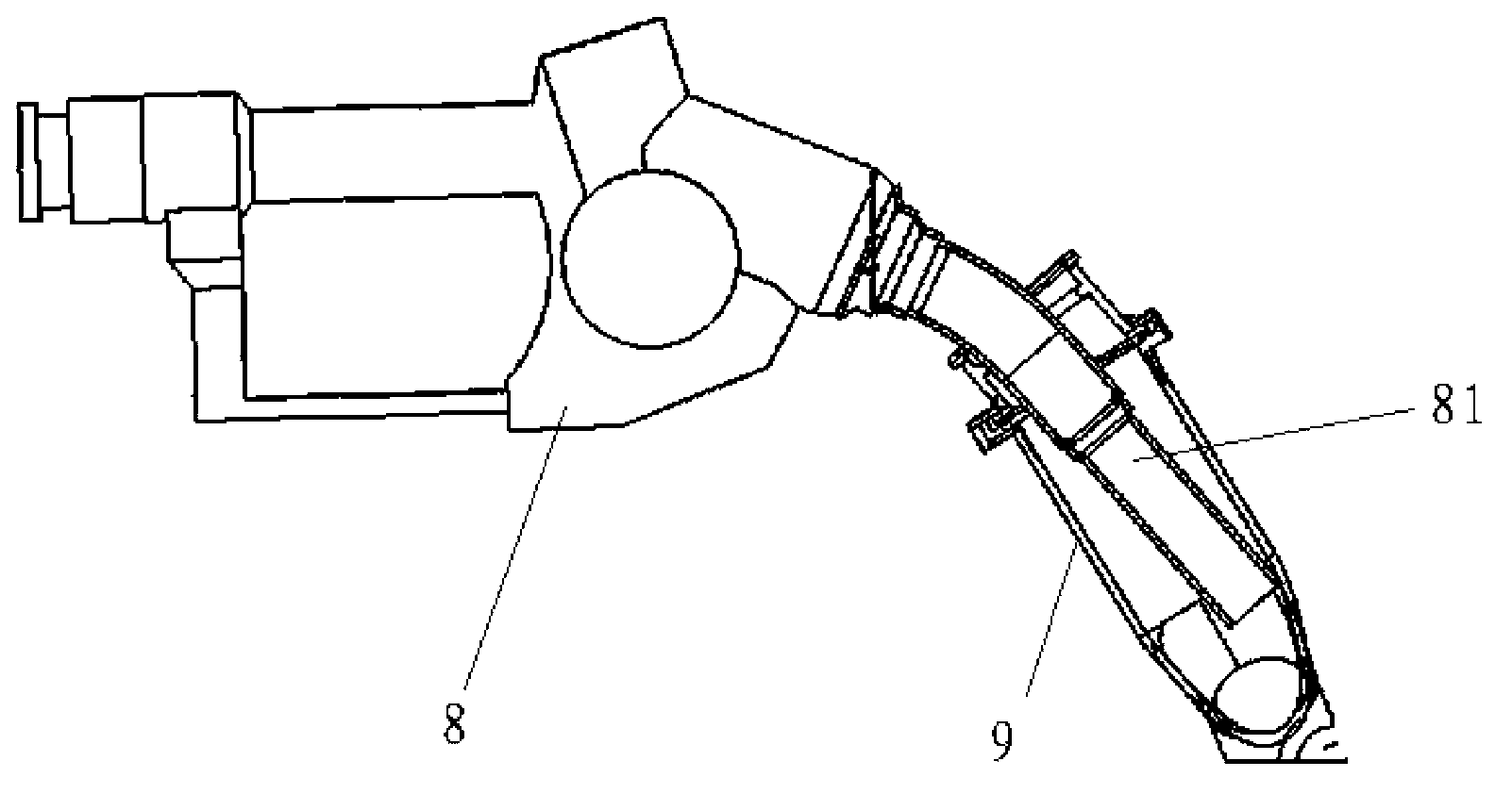 Oil filling pipe assembly of passenger vehicle