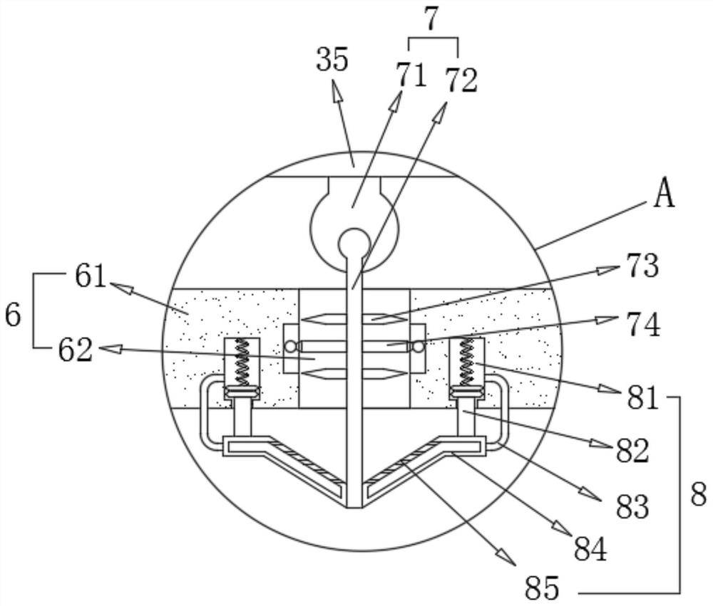 Mixing and proportioning device for polyurea waterproof coating production