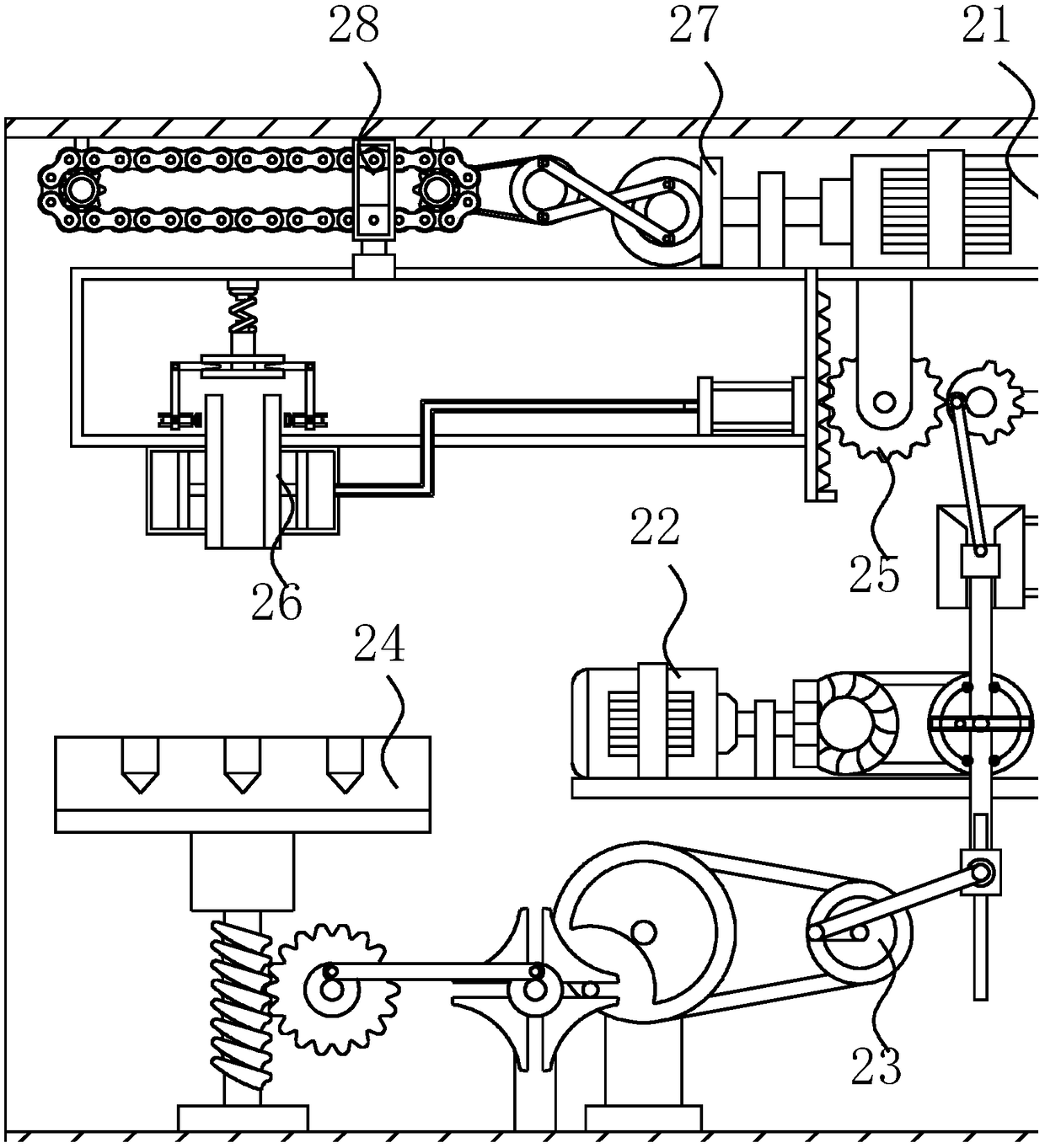 Tool changing device for lathe