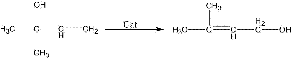 Synthesis of Prenyl Alcohol by Isomerization of Aqueous Methyl Butenol