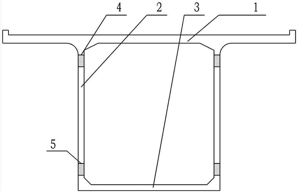 Assembled active powder concrete box girder and its construction method