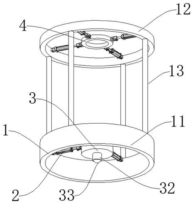 Experimental device for anti-seismic structure of stainless steel reinforced concrete column and its application method