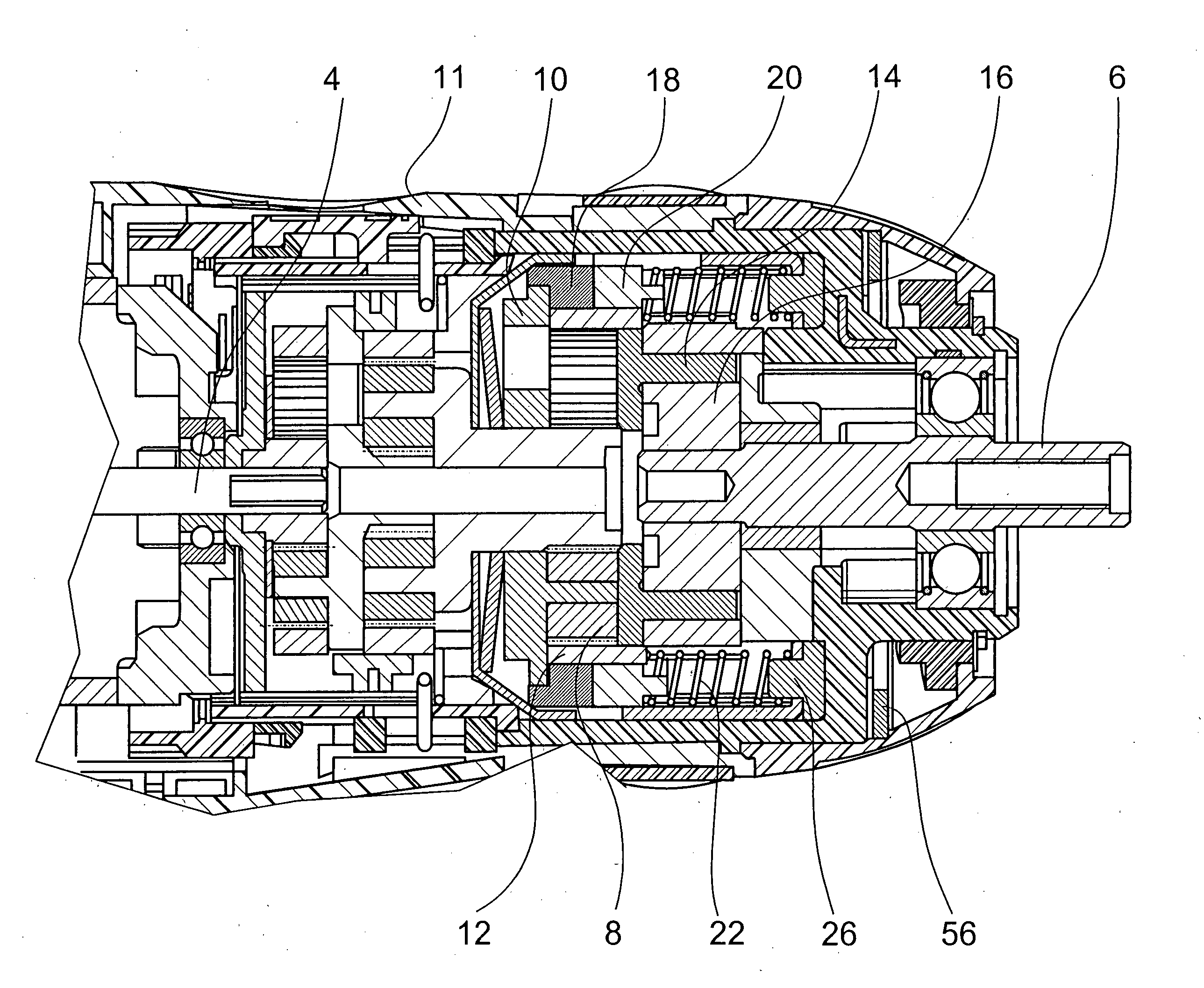 Hand-held power tool with a torque-limiting unit