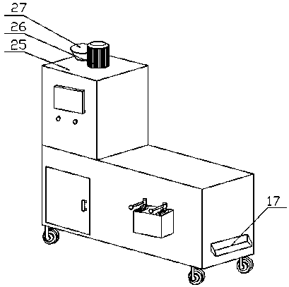 Dedusting kneading device for tea leaf processing