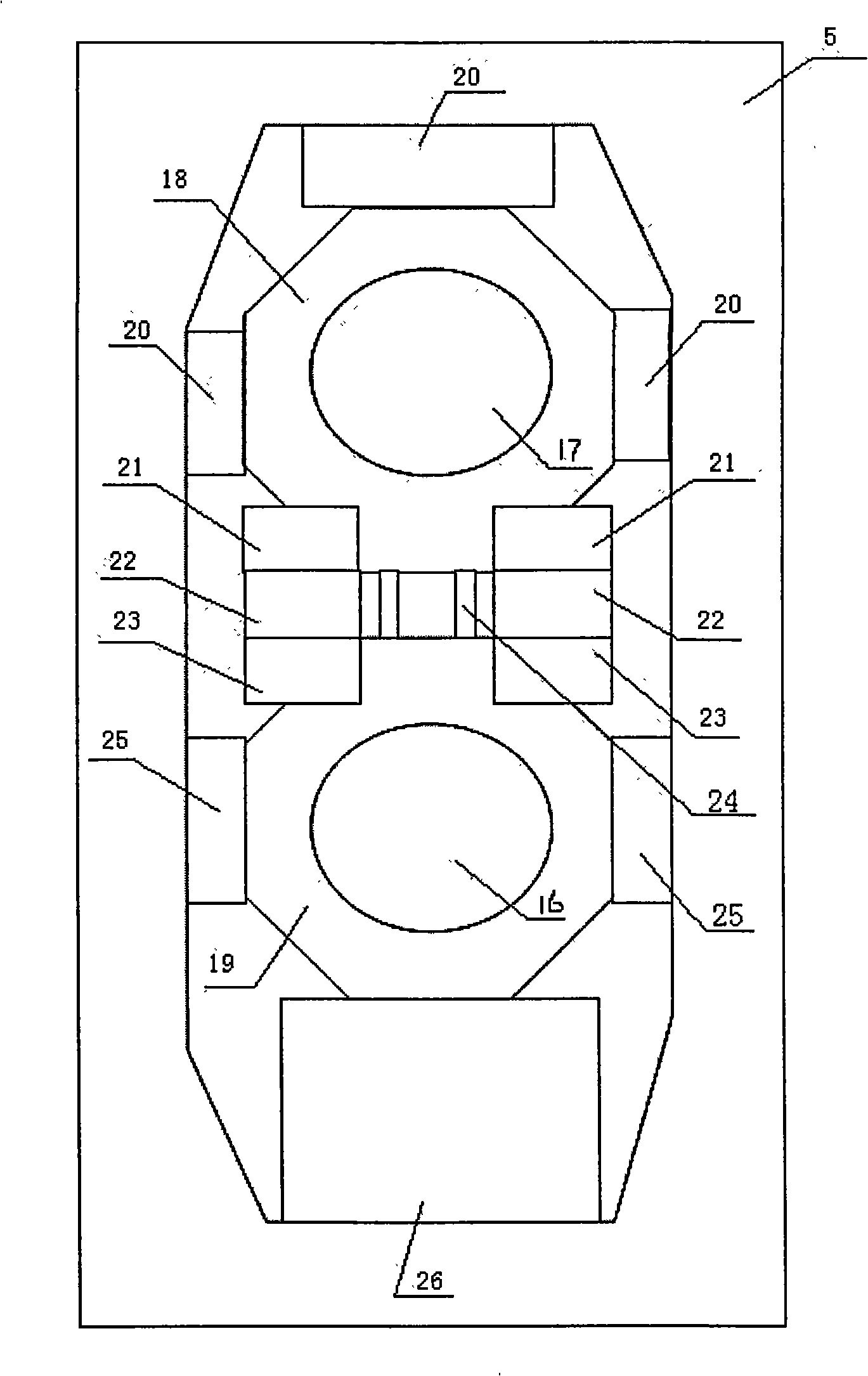 Magnetostatic field twin roller caster