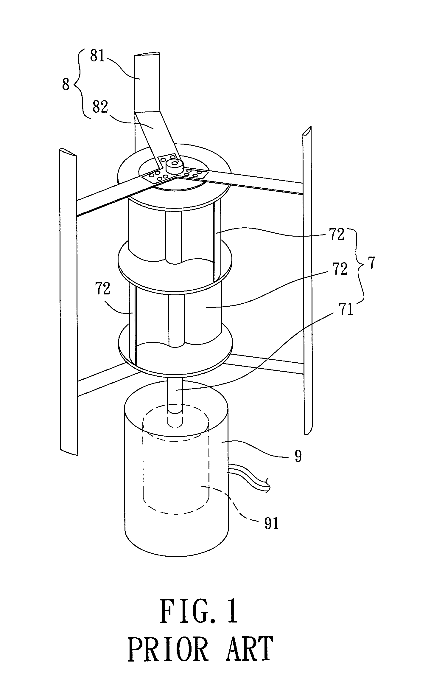 Wind power turbine