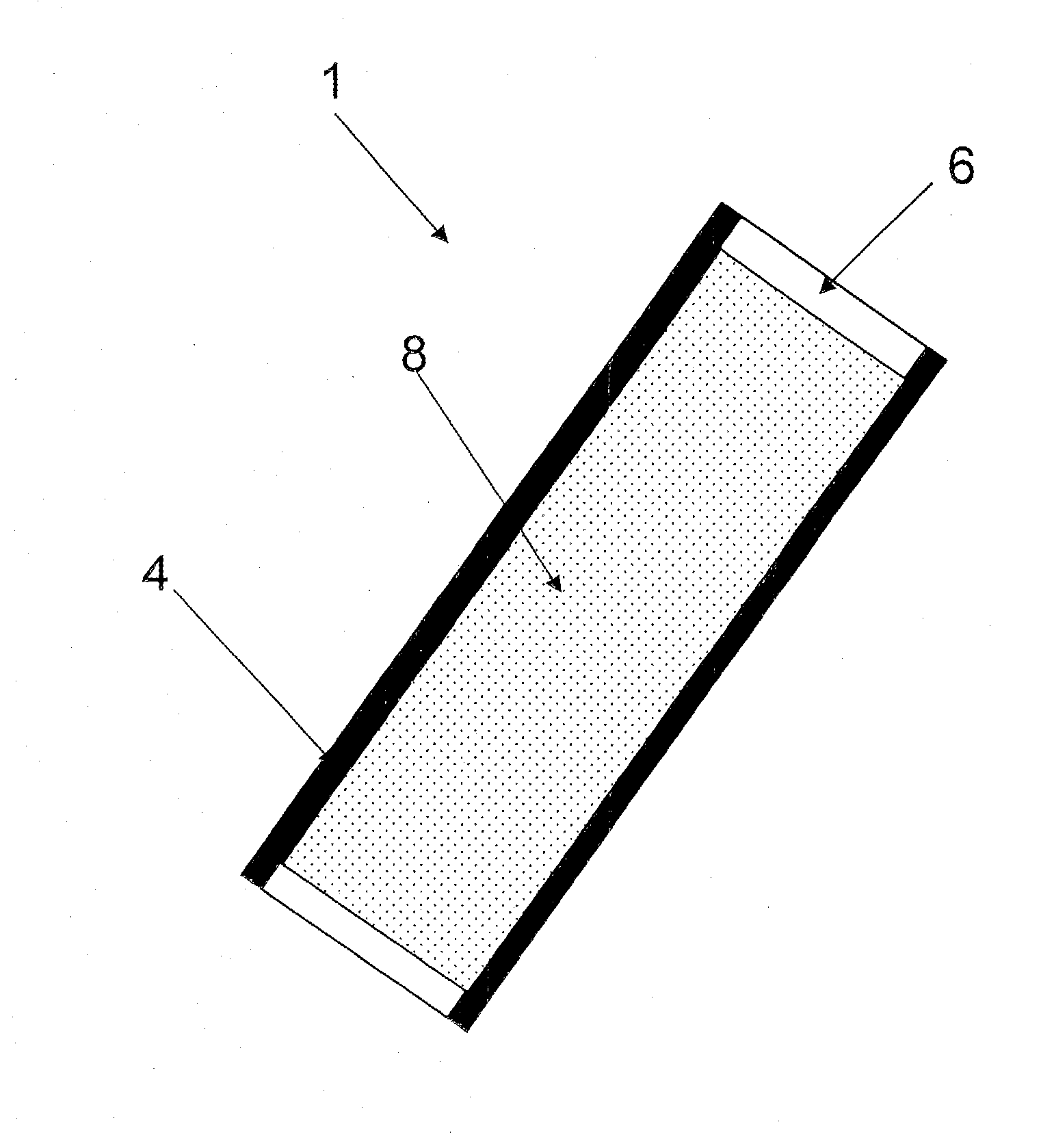 Method for producing an escape route marking for airplanes, and said escape route marking
