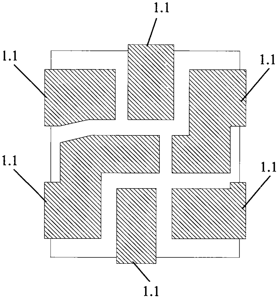 LED lamp bead manufactured through support and manufacturing method of LED lamp bead