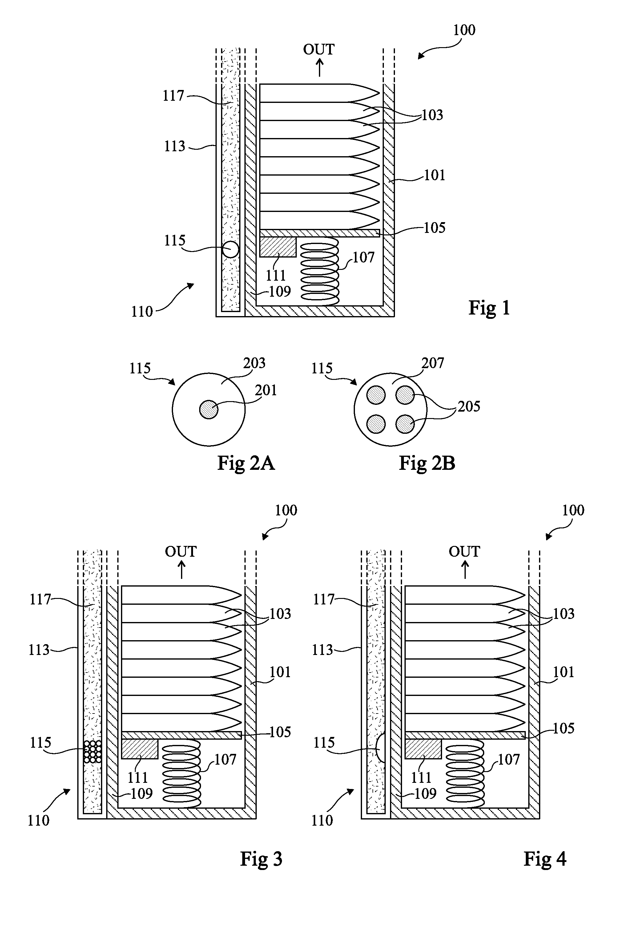 Device for indicating the filling level of a container