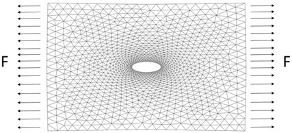 Calculation method of solid deformation interface considering liquid surface tension