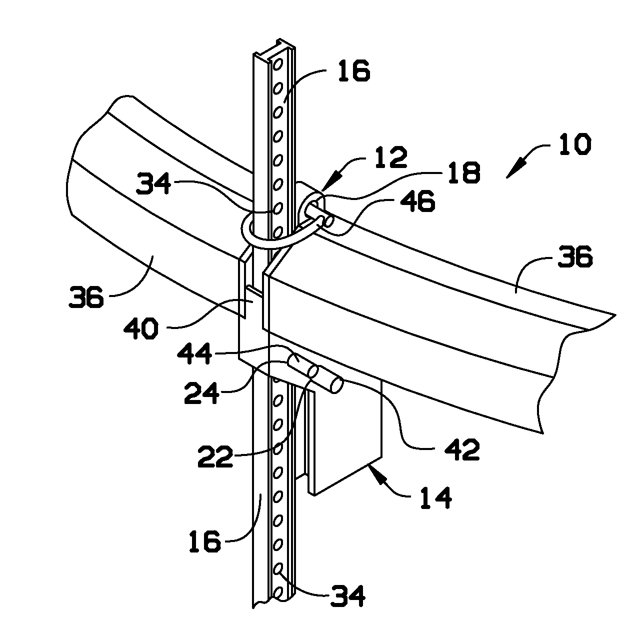 Bumper mounted holder for a high-lift jack