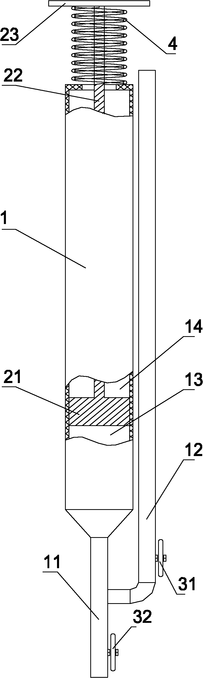 Acid supplementing apparatus and acid supplementing system used for storage batteries, and application method thereof
