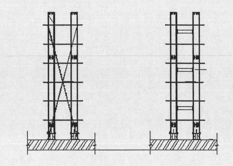 Layered hoisting construction process for suspended steel structure