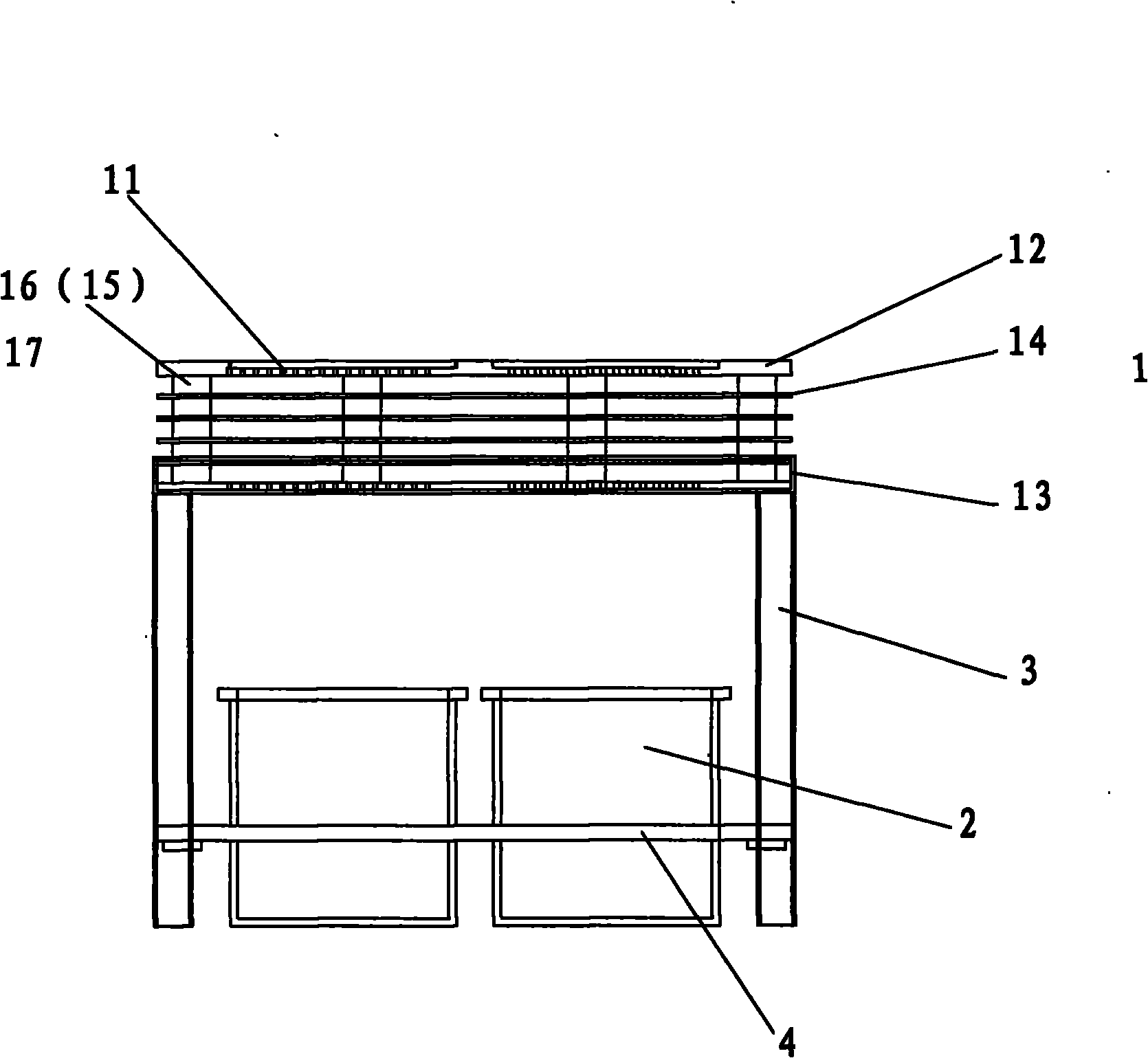 Needle separating device and preparation method thereof