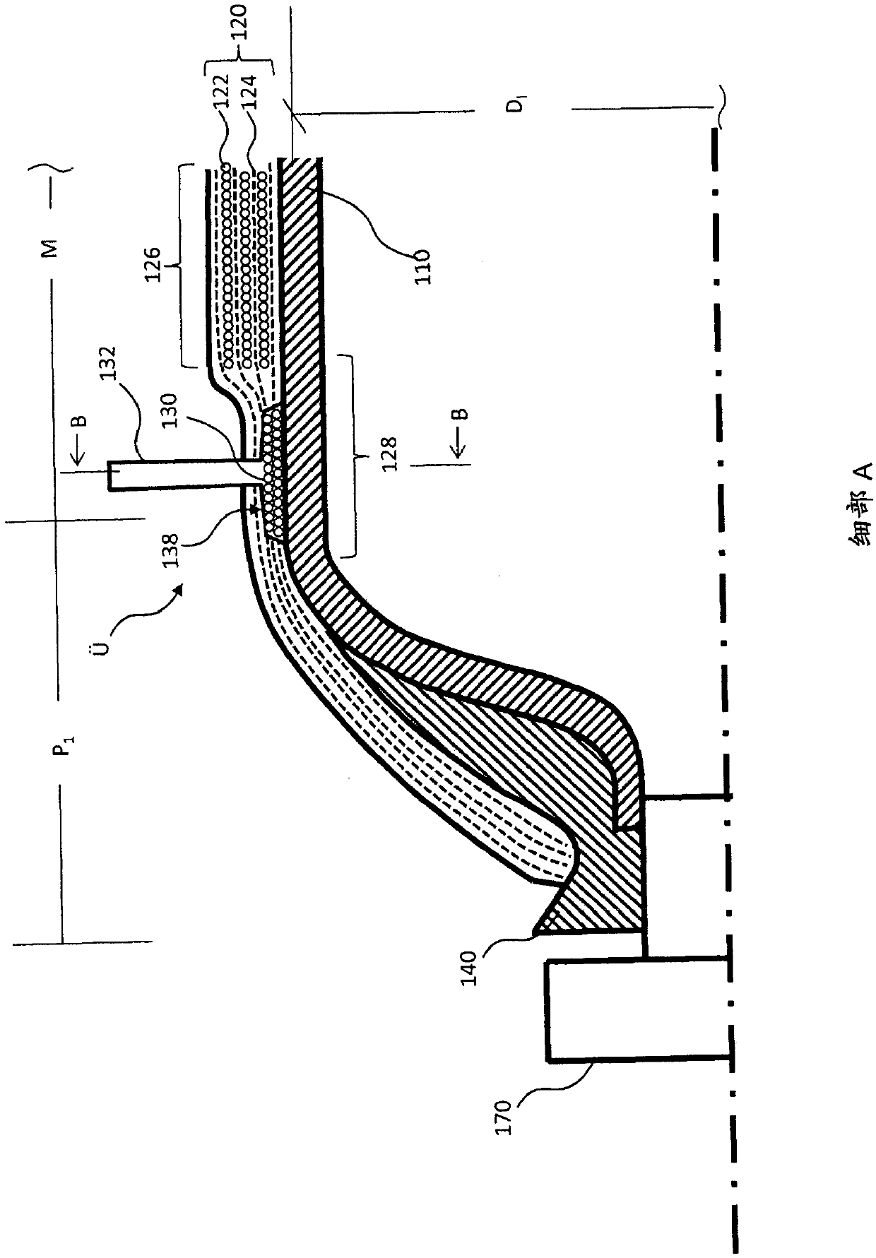 Pressure vessel comprising a load ring, motor vehicle, and method for manufacturing a pressure vessel