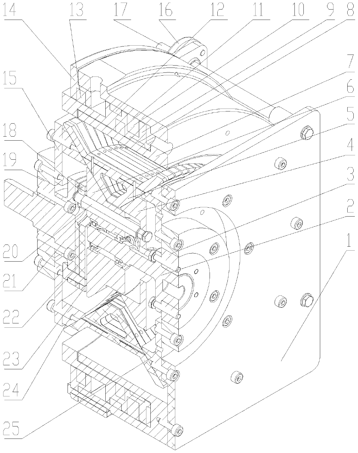 Robot joint stepless speed change device