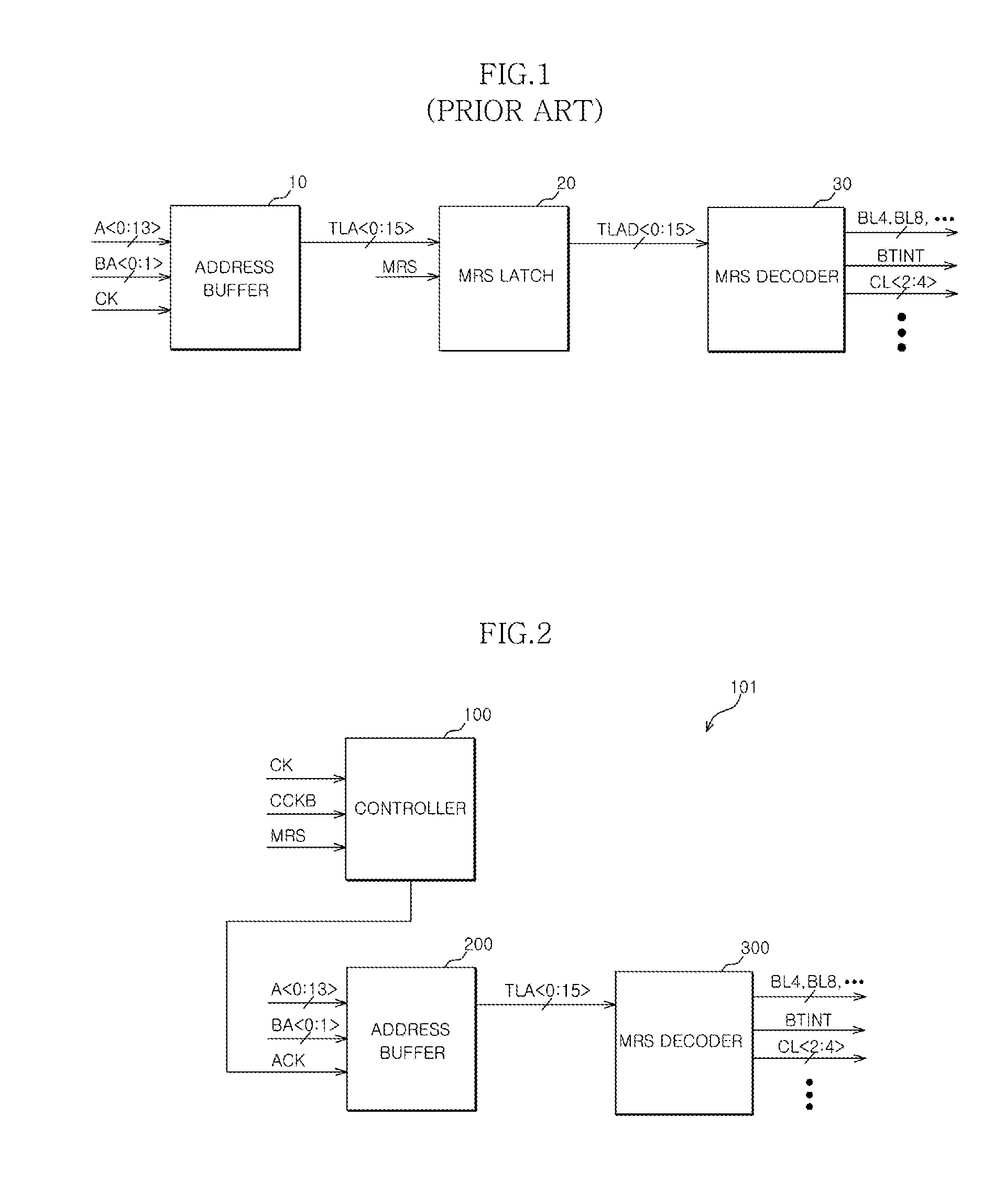 Address receiving circuit for a semiconductor apparatus