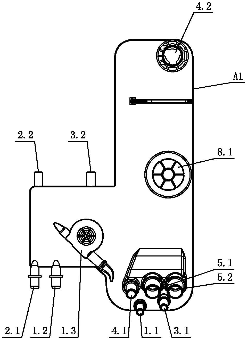 Multifunctional respirator for dishwasher and dishwasher thereof