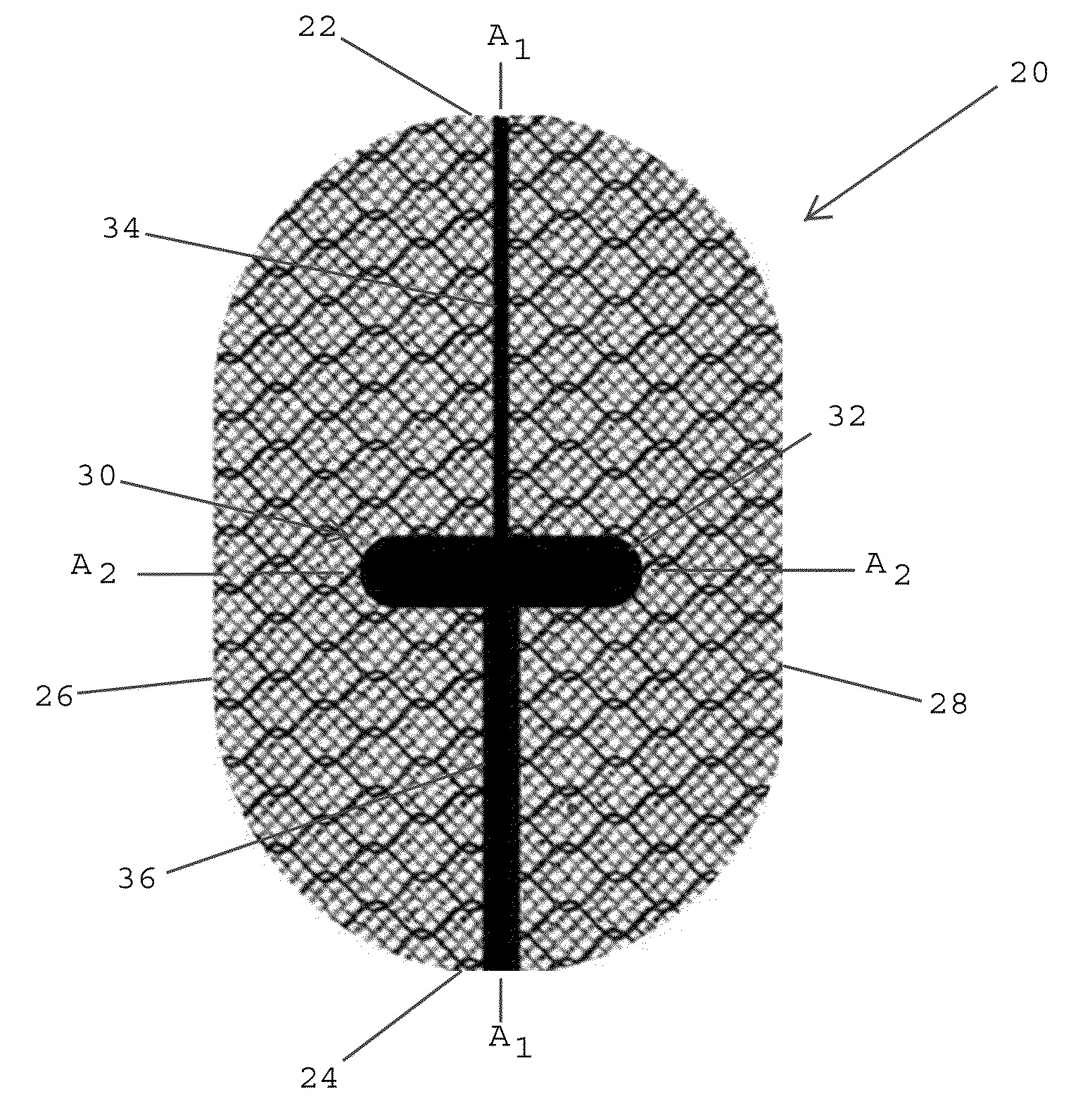 Composite anisotropic tissue reinforcing implants having alignment markers and methods of manufacturing same