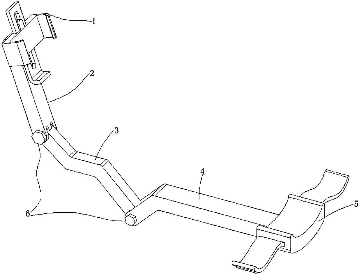 Wrist-type mobile phone rack