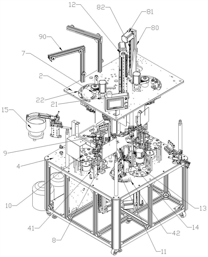 Automatic inductor winding machine and cross winding method applied to winding machine