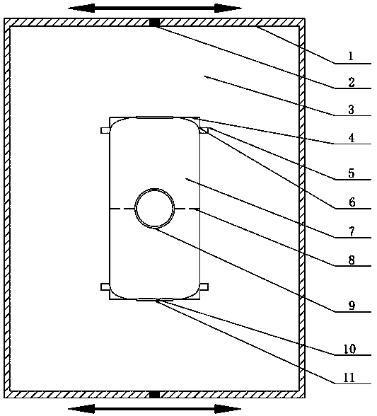 ICF (inertial confinement fusion) cryogenic target device and ICF shielding cover opening speed optimization method