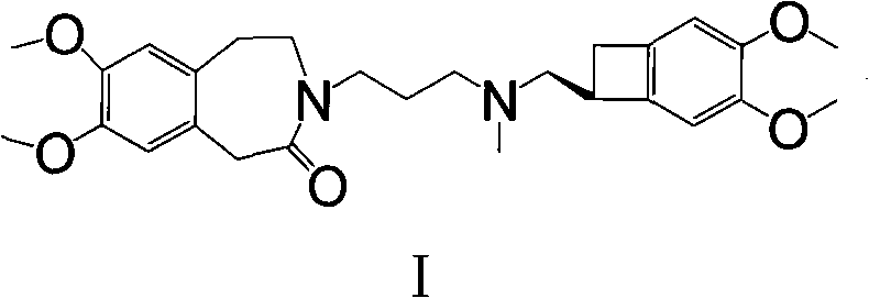 Method for synthesizing Ivabradine