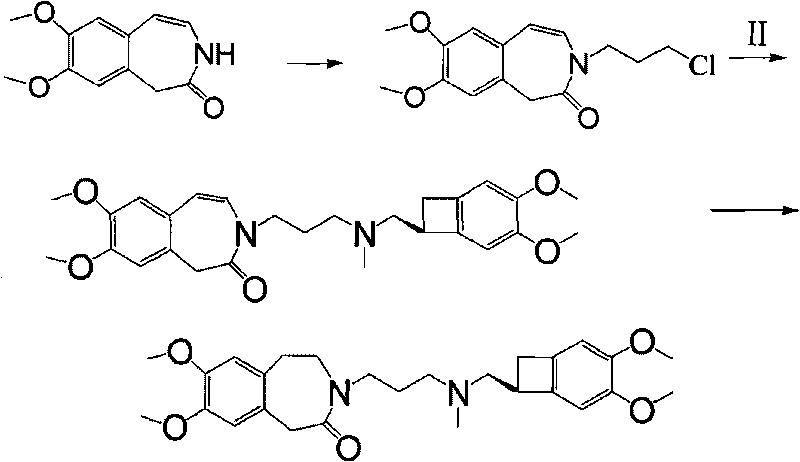Method for synthesizing Ivabradine