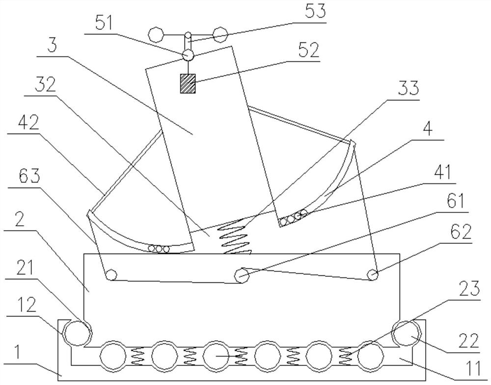 Anti-wind and vibration-reducing meteorological monitoring equipment for railway wind section