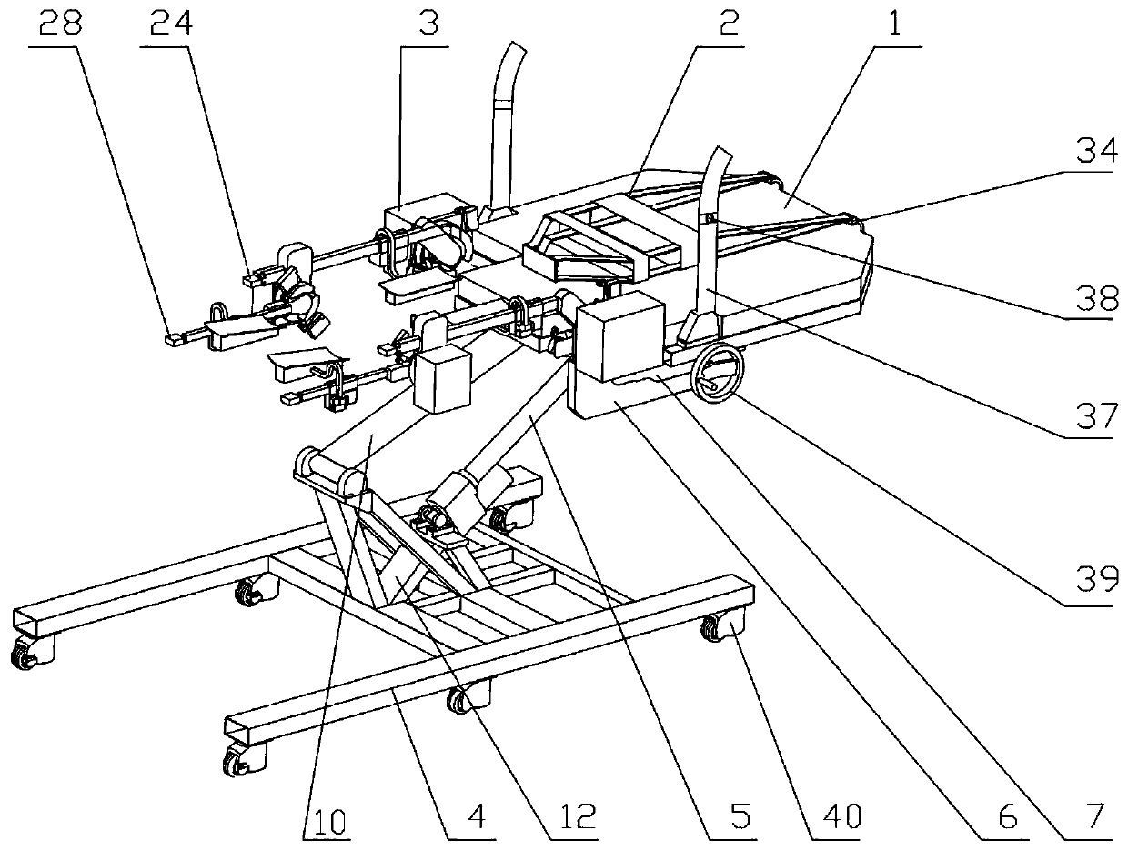 Gait training rehabilitation robot