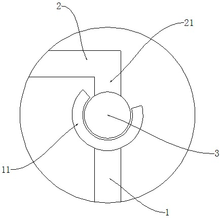 Multi-layer rotary combined type computer wire fixing device